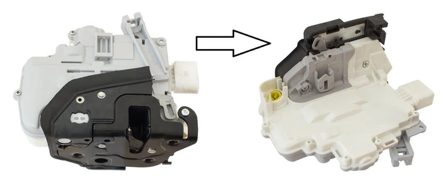 SERRURE PORTE AVANT GAUCHE VERROUILLAGE CENTRAL VW Passat B6 05-10 / B7 10-14