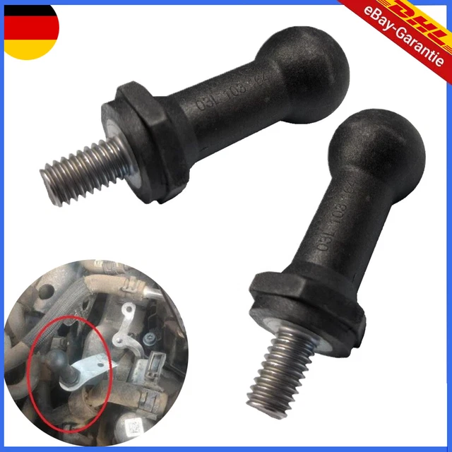 Ackerschienenbolzen Kugelkopf - 3,5t TÜV-geprüft