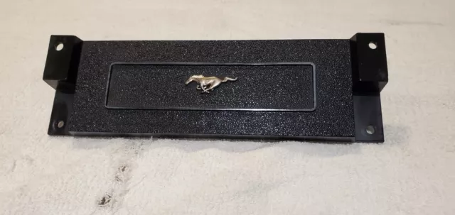 Original 1969 1970 Shelby Ford Mustang Dash Clock Delete Plate C9Zb-6504428-A Original 1969 1970 Shelby Ford Mustang Dash Clock Delete Plate C9Zb-6504428-A
