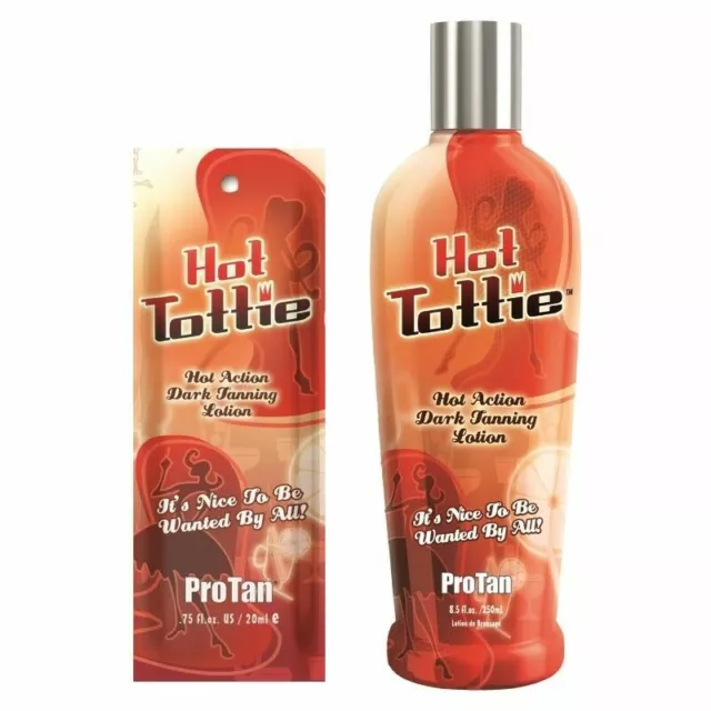 Pro Tan Hot Tottie Hot Tingle Sunbed Tanning Lotion Cream Sachets or Bottles