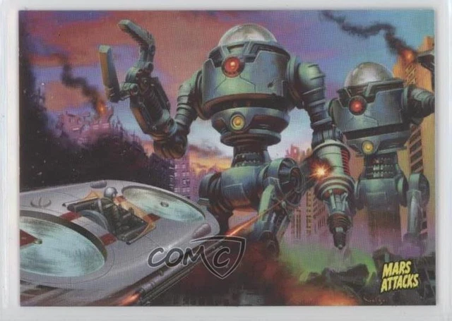 2021 Topps Sidekick Mars Attacks: Uprising Stop those Robots! #7 1m8