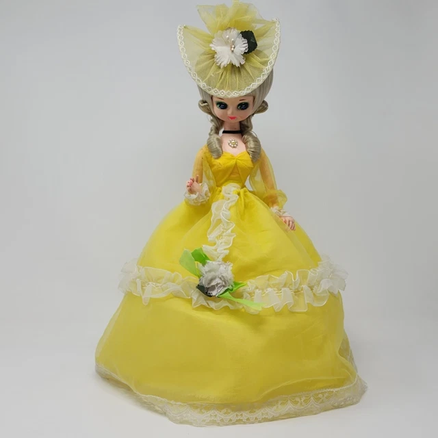 Bradley Doll Yellow Dress Cindy 18" Tall Vintage Bradley Doll Yellow Dress Cindy 18" Tall Vintage