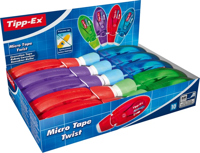 Tipp-Ex Korrekturroller Micro Tape 10er Pack - 8m B Produktbild-Vorschau 8