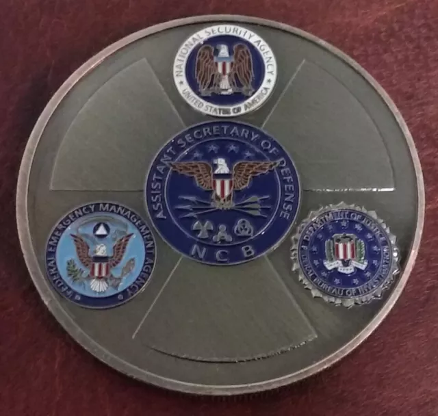 Ast Secretary of Defense FEMA WMD NBC CBRNE NSA Counter Terrorism Challenge Coin