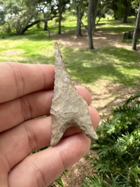 Native American Paleo Archaic Dalton Point Arrowhead Artifact