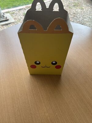 happy meal box pikachu
