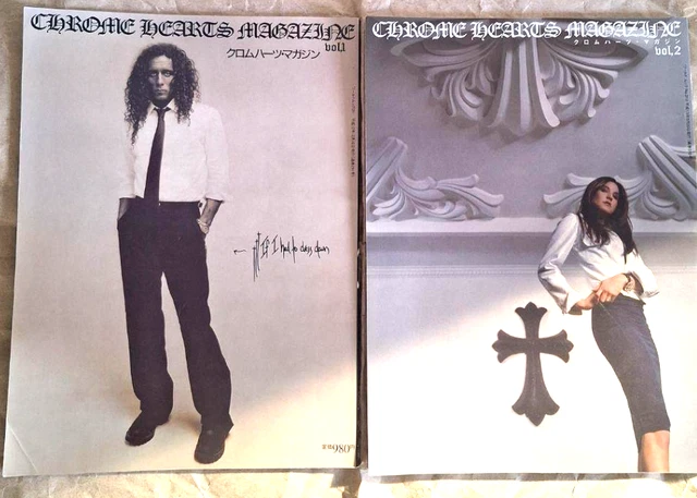 CHROME HEARTS MAGAZINE Vol.1 & 2 Set with Stickers Photobook