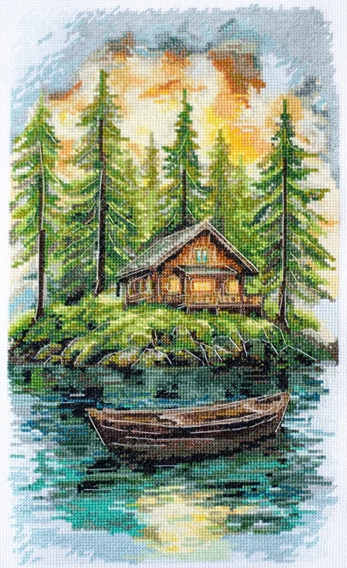 Kit Point De Croix Compté Janlynn – Motif Encadré, Thème Fêtes (neuf, USA)