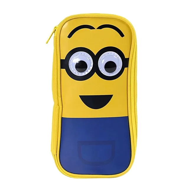 Genuine Despicable Me Minions Dave Googly Eyes Pencil Case Zip Pouch Stationery