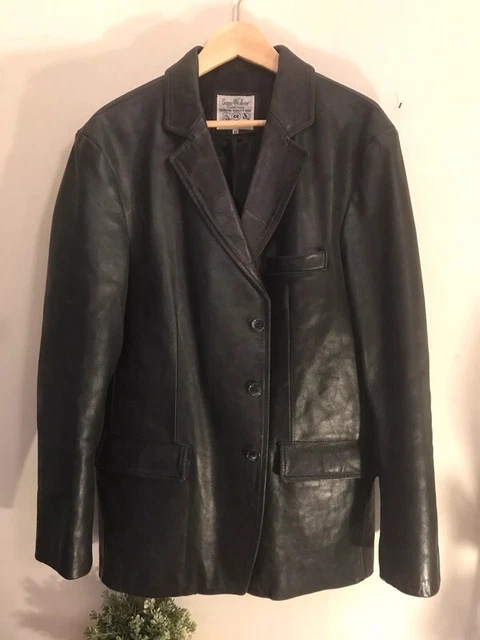 SAM WALKER FLYING Togs leather jacket, SIZE 44 (L), excellent cond 