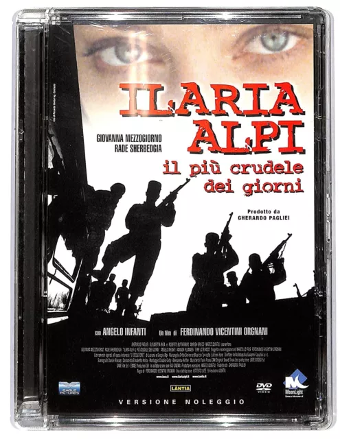 ILARIA ALPI il più crudele dei giorni (2003)Giovanna Mezzogiorno DVD EX NOLEGGIO