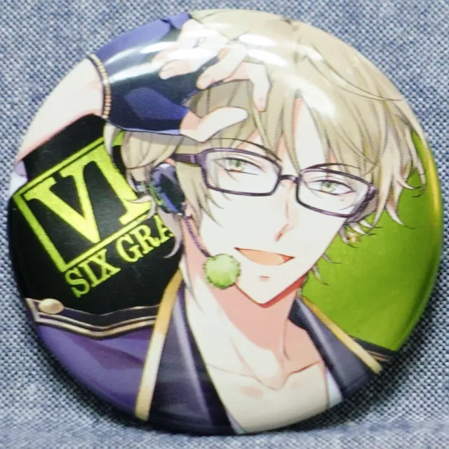 S11-33 Tsukiuta.﹣Haru Yayoi﹣Capsule Can Metal Badge Pin