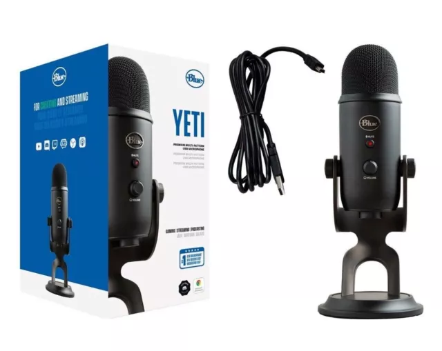 Blue 988-000100 Blue Yeti Professional Multi-Pattern USB Condenser Microphone