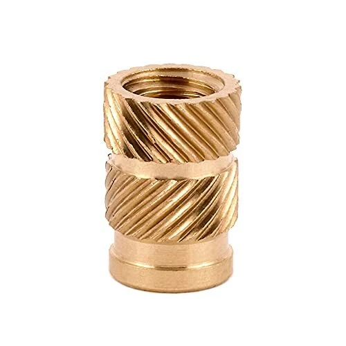 Threaded Insert for Plastic Straight Flush Brass Thread Inserts 3/8-16 Pack o...