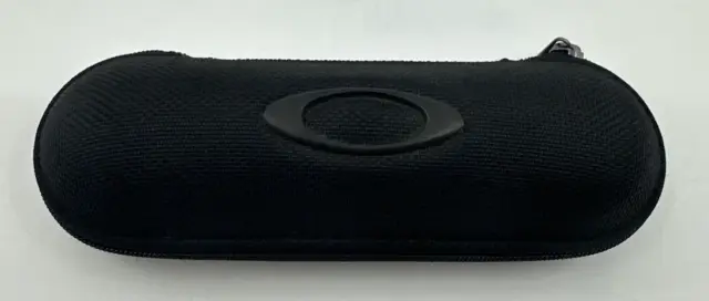 Oakley Slim Zipper Case Black Nylon Semi-Rigid