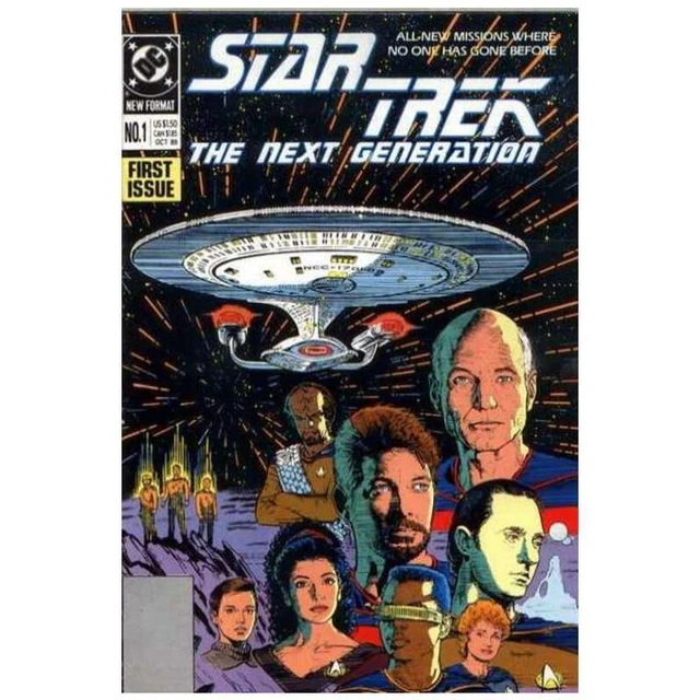 Star Trek: The Next Generation (1989 series) #1 in NM condition. DC comics [h`