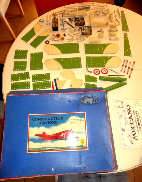 Mecavion Baby – Boîte De Construction Avion Hydravion N°A – 1928 – Rare Et Complet