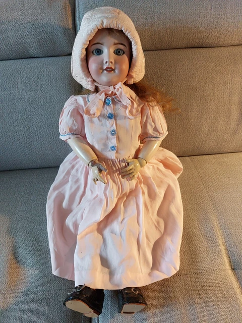 Ancienne poupée SFBJ 301 PARIS 10 57 cm no Jumeau Steiner Bru UNIS FRANCE