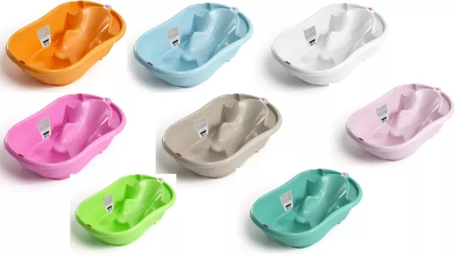 OK Baby Vaschetta Onda Ergonomica per il Bagnetto del Neonato 0-12 Mesi Colore a