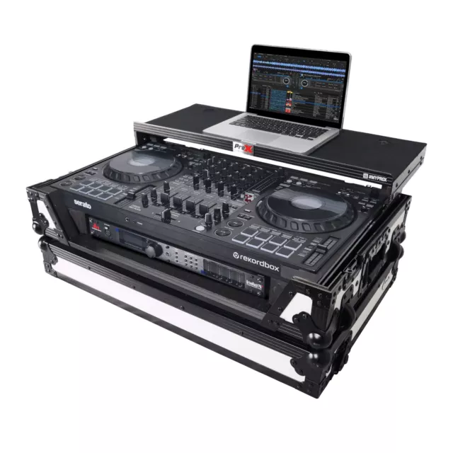 ProX XS-DDJFLX10WLTWH ATA Flight Style Road Case For Pioneer DDJ-FLX10 White