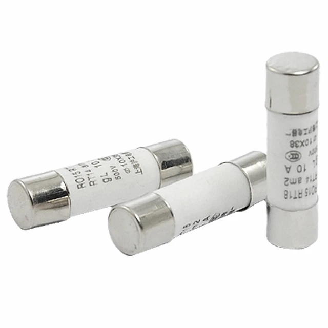 3pcs 500V gL 10A Cylindrique Fusibles En Céramique fusibles RT18 RT14 10x38mm