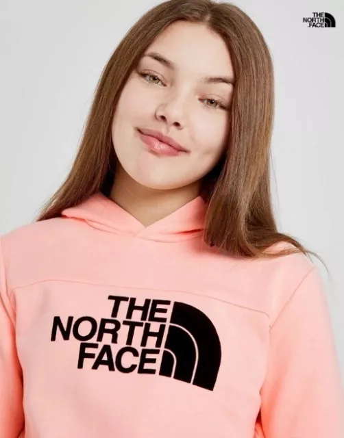 Brand New The North Face Youth Junior Unisex Hoodie Pink Girls Size Small