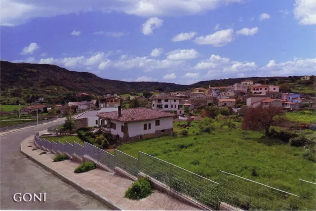 Cartolina Rara - Goni (Cagliari) - Panorama