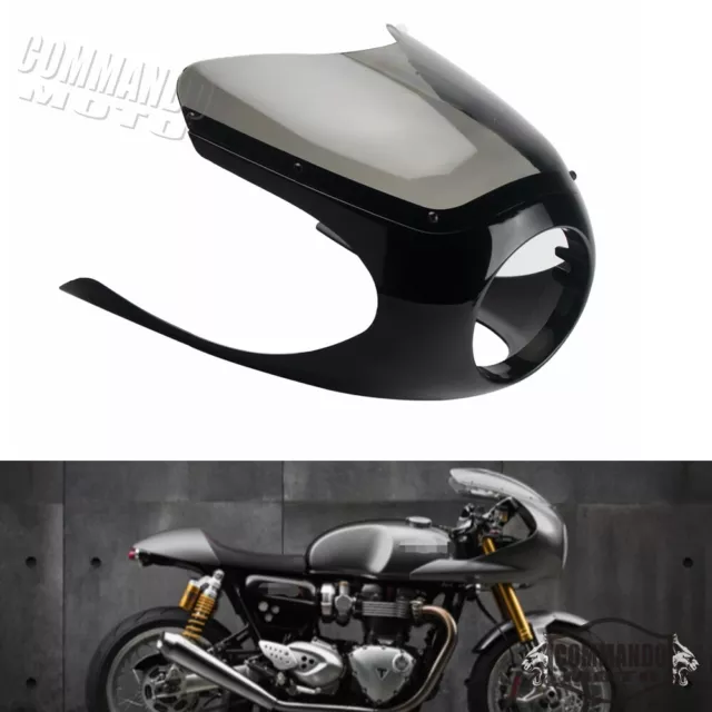 Retro Half Headlight Fairing For Suzuki Honda Yamaha BMW Cafe Racer Universal