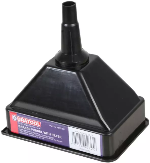 Résistant Garage Entonnoir Avec Eau Séparateur - D03100