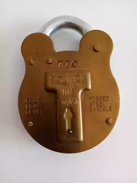 Squire Brass 770 Padlock Keys Four Lever