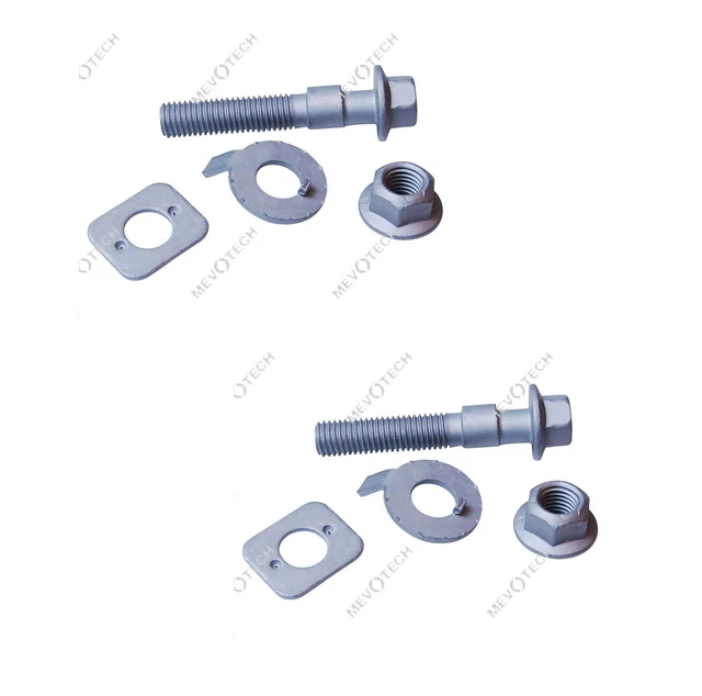 Pair Set of 2 Front Lower Alignment Cam 16mm Bolt Kits Mevotech For Mustang RWD