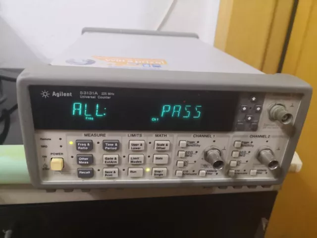 1pcs KEYSIGHT/Agilent/HP 53131A  Universal Frequency Counter 3GHZ 3 port #L