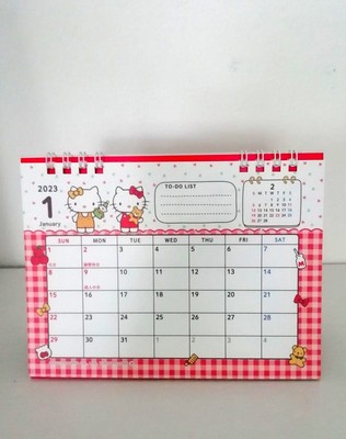 HELLO KITTY DESK Calendar 2023 Monthly Japan Sanrio New £7.81 - PicClick UK