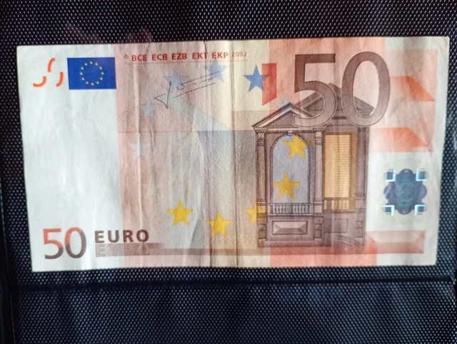 ANCIEN BILLET DE 50 euros 2002 Série X - Signataire J.C Trichet