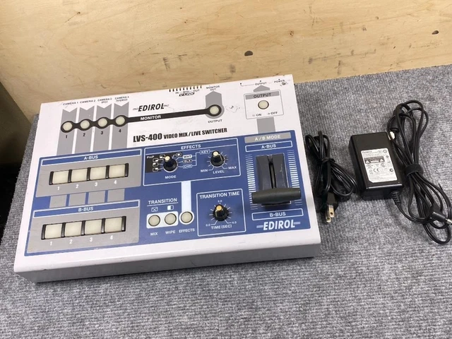ROLAND LVS-400 EDIROL Video Mixer Switcher 4 Video Sources $476.75