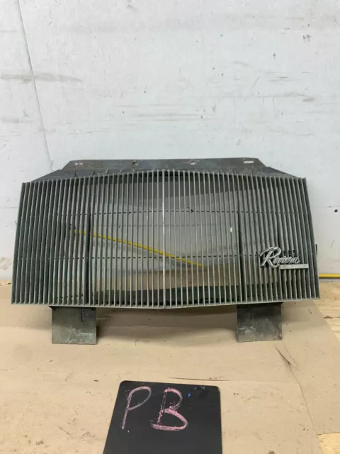 1984 84 1985 85 Buick Riviera grille METAL OEM 25515948 RIVIARA GM TRIM CHROME