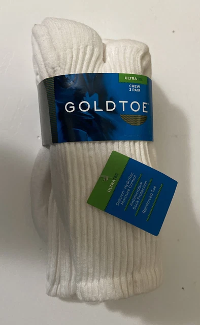 Gold Toe Ultra Tec Performance Over The Calf Athletic Socks for Men - 3 Pair NEW