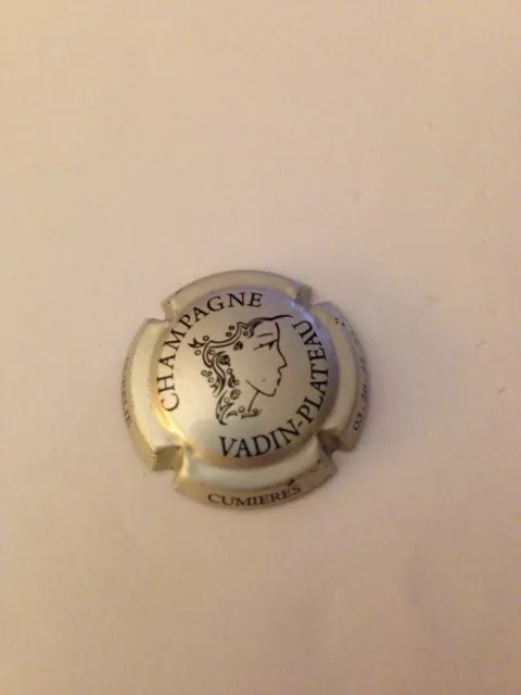 CAPSULE DE CHAMPAGNE VADIN PLATEAU No20a CUVEE AURELIE SANS STRASS TRES RARE