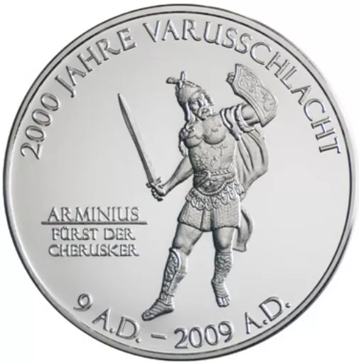 Malawi 5 Kwacha Teutoburg Forest Battle Of Germans - Arminius 2009