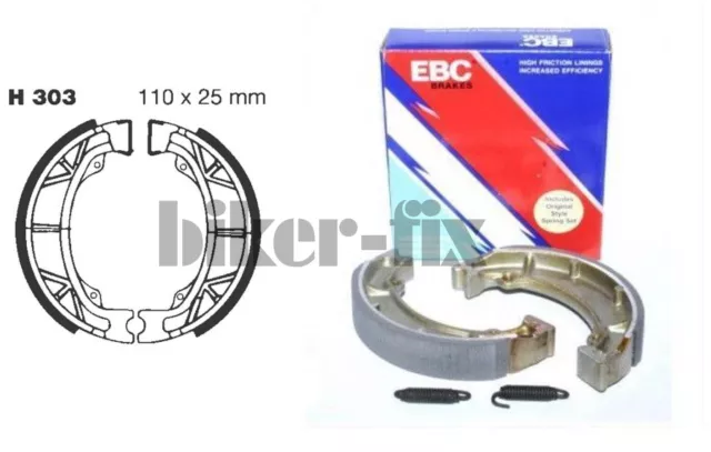 FITS SYM City Hopper 50   2002 EBC REAR BRAKE SHOES H303