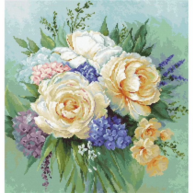 Cross-stitch kit Bouquet Floral B2370 luca-s