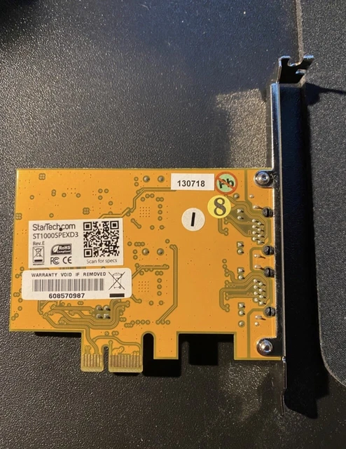 StarTech ST1000SPEXD3 /#F S0AR 2534 network card