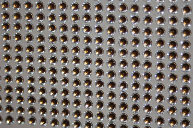 504ct 6mm Diamond Clear Rhinestone Gemstone Adhesive Scrapbooking Sticker 106
