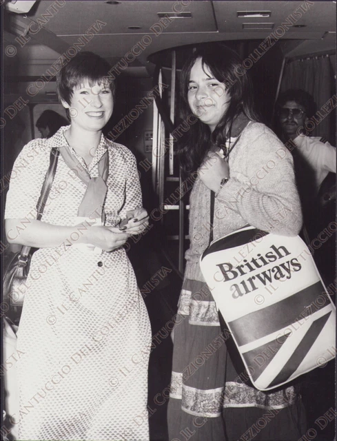1979 FIUMICINO Ilaria Beltrani vincitrice concorso British Airways Fotografia