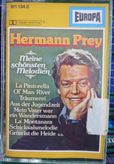Musik Kassette Hermann Prey Opernsänger „Meine schönsten Melodien“