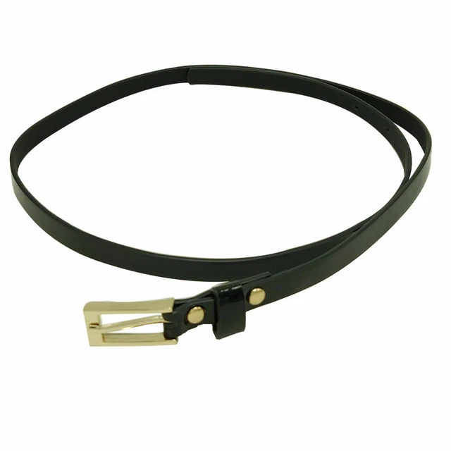 Cintura cintura vita bambini nera con oro ragazza carina nuova taglia 10 (26"" - 29") dup