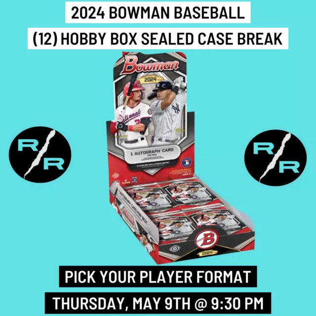 ADRIAN SANTANA 2024 Bowman Baseball 12 Hobby Box 1 Case Player Break