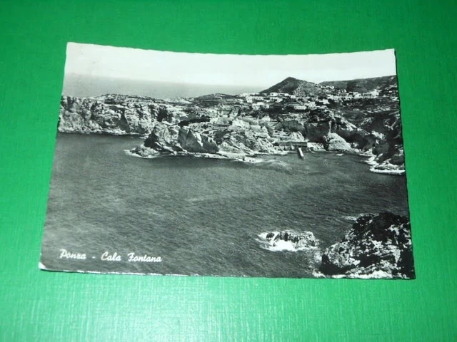 Cartolina Ponza - Cala Fontana 1956