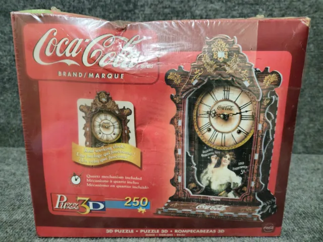 Coca-Cola 250 Piece 3D Puzzle CLOCK