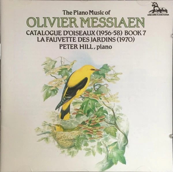 メシアンCatalogue D'Oseaux / La Fauvette ・・・ Messiaen: Catalogue D'Oiseaux / Petites Esquisses D'Oiseaux